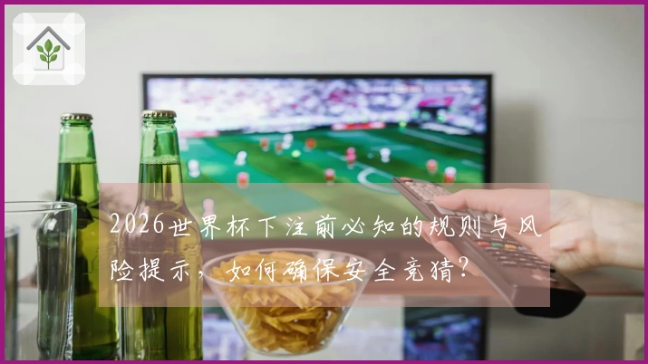 2026世界杯下注前必知的规则与风险提示，如何确保安全竞猜？